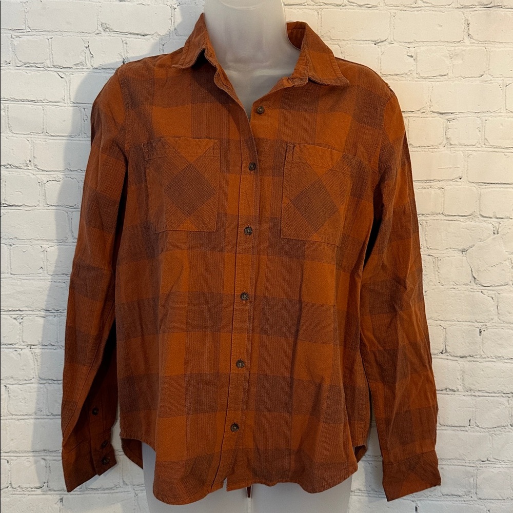 Universal Thread Rust Plaid Shirt